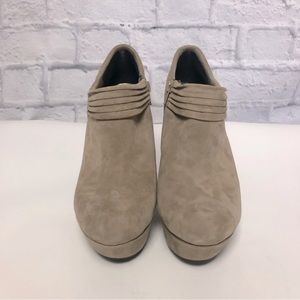 Me Too Never Worn High Heel Booties Light Coffee Color. Size 8.5